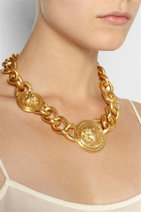 are versace bracelets real gold|versace gold chain and pendant.